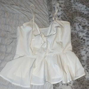 Peplum tank